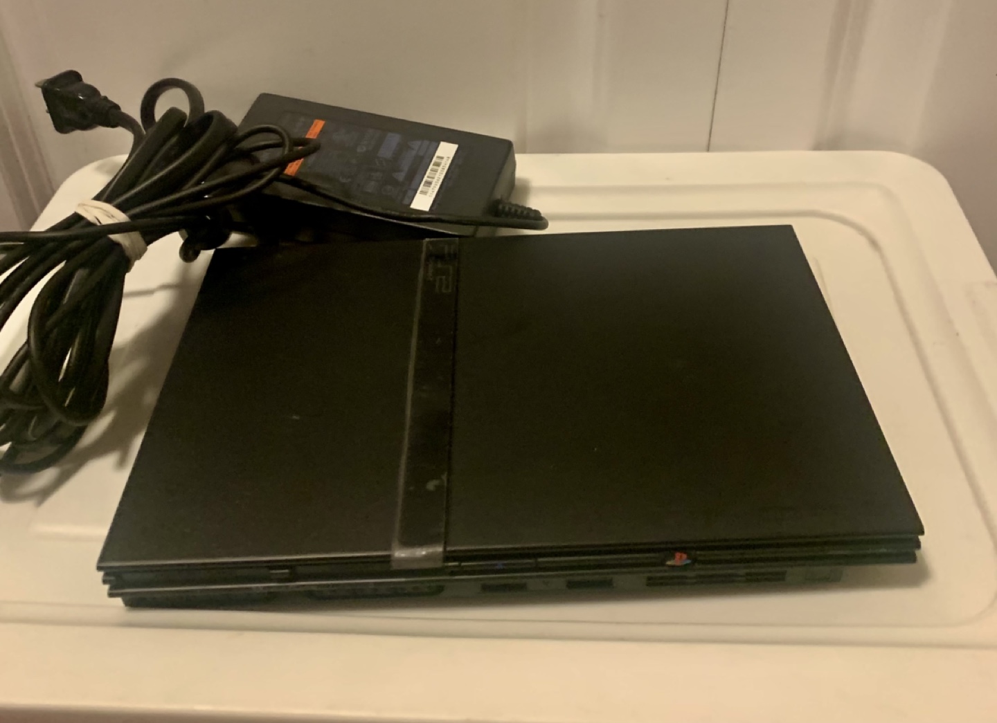 Sony PlayStation 2 Slim Console with Power Supply and Game - photo 2