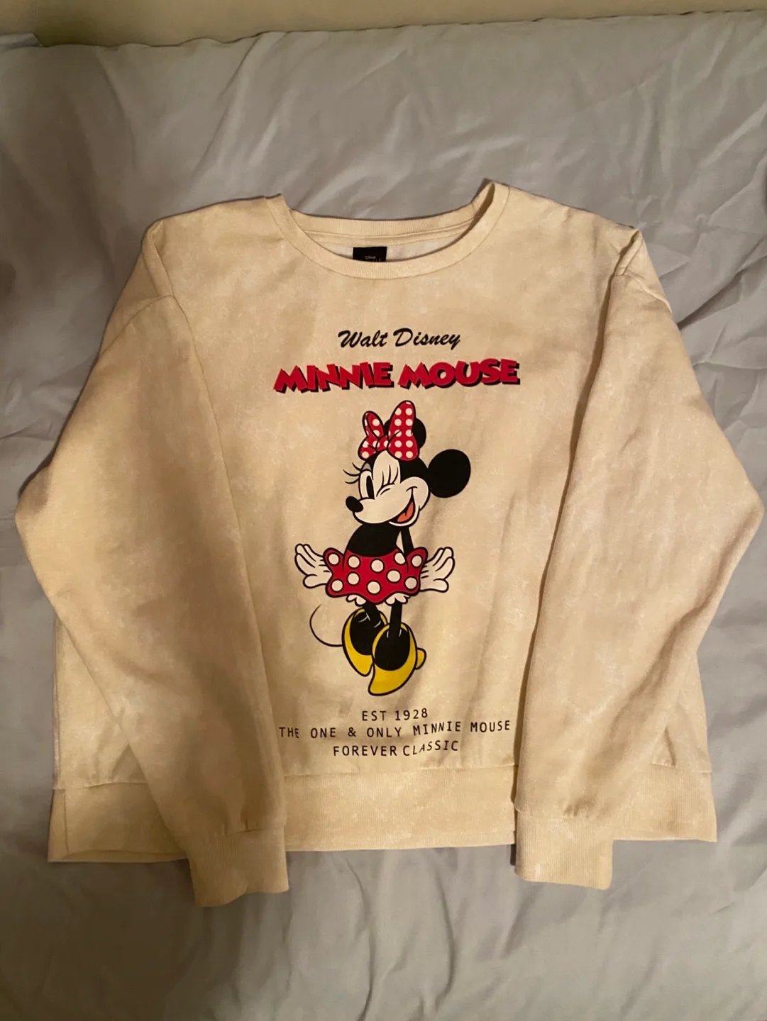Minnie Mouse Cream-Colored Sweatshirt thumbnail