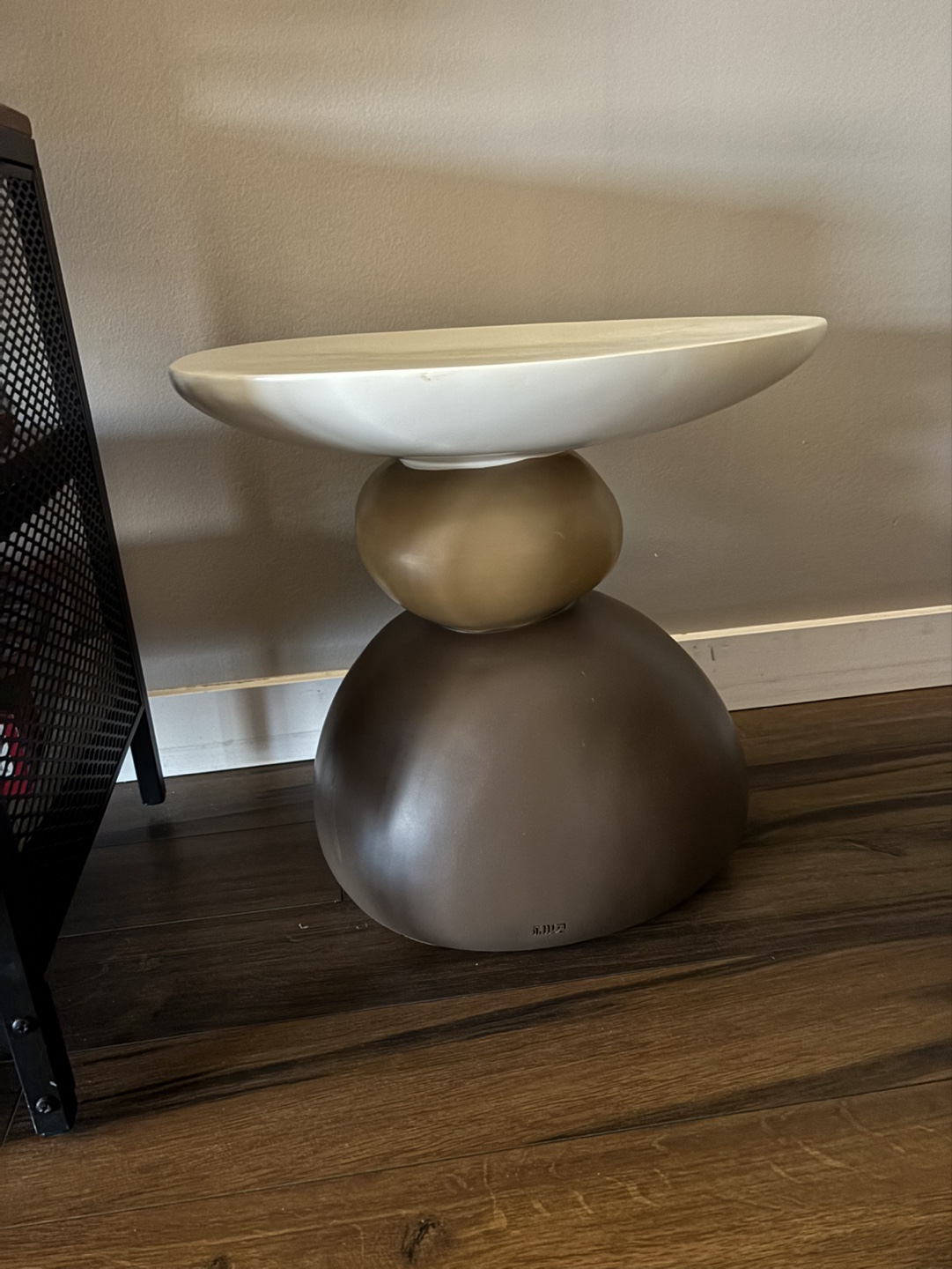 Unique Stone-Shaped Side Table