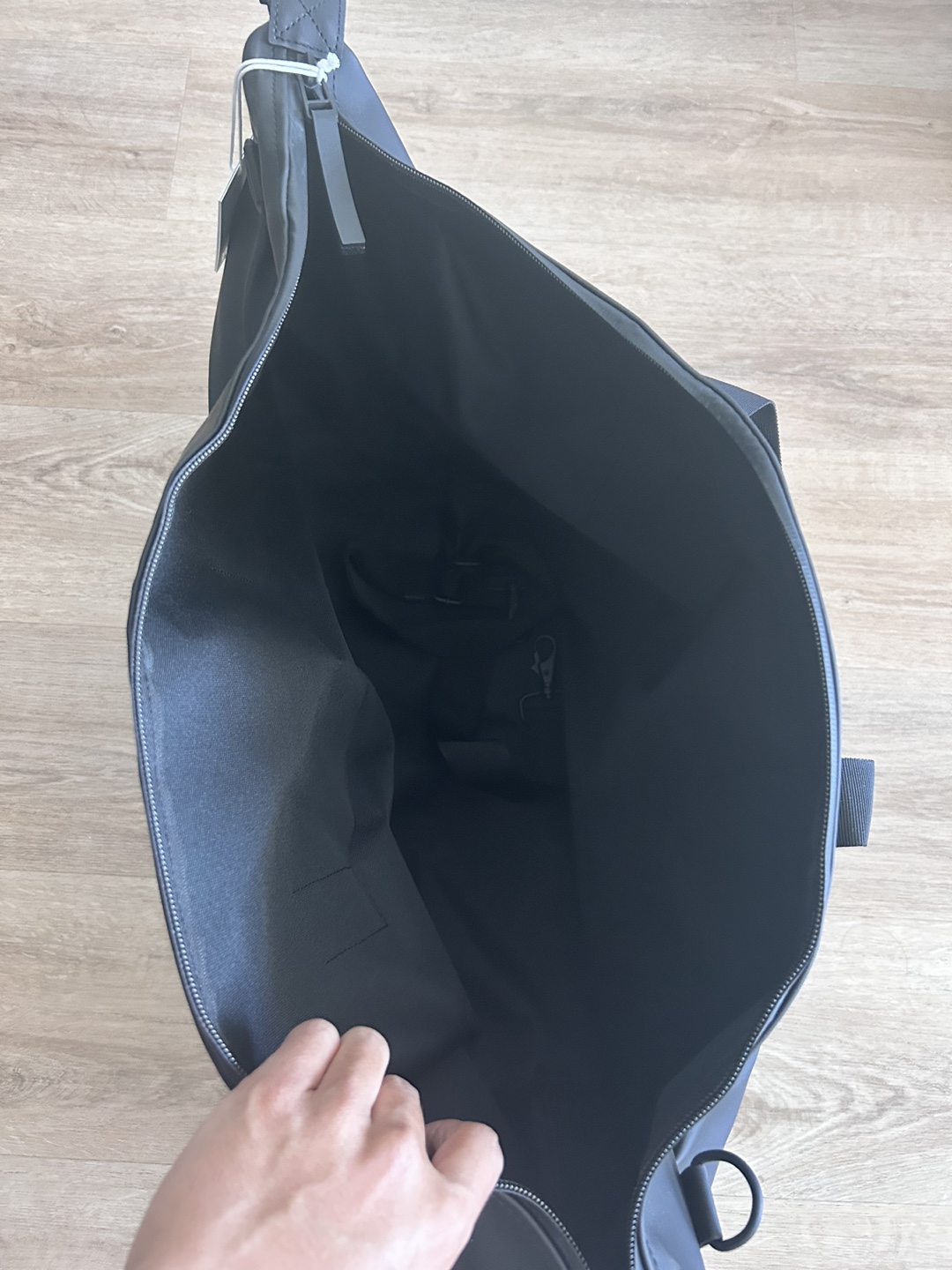RAINS Black Waterproof Travel Duffle Bag - photo 2
