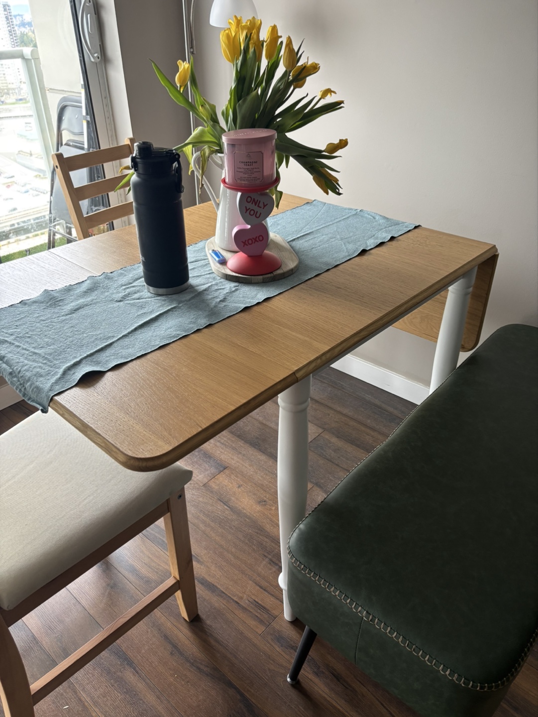 Drop-Leaf Table and Chairs Set - photo 4