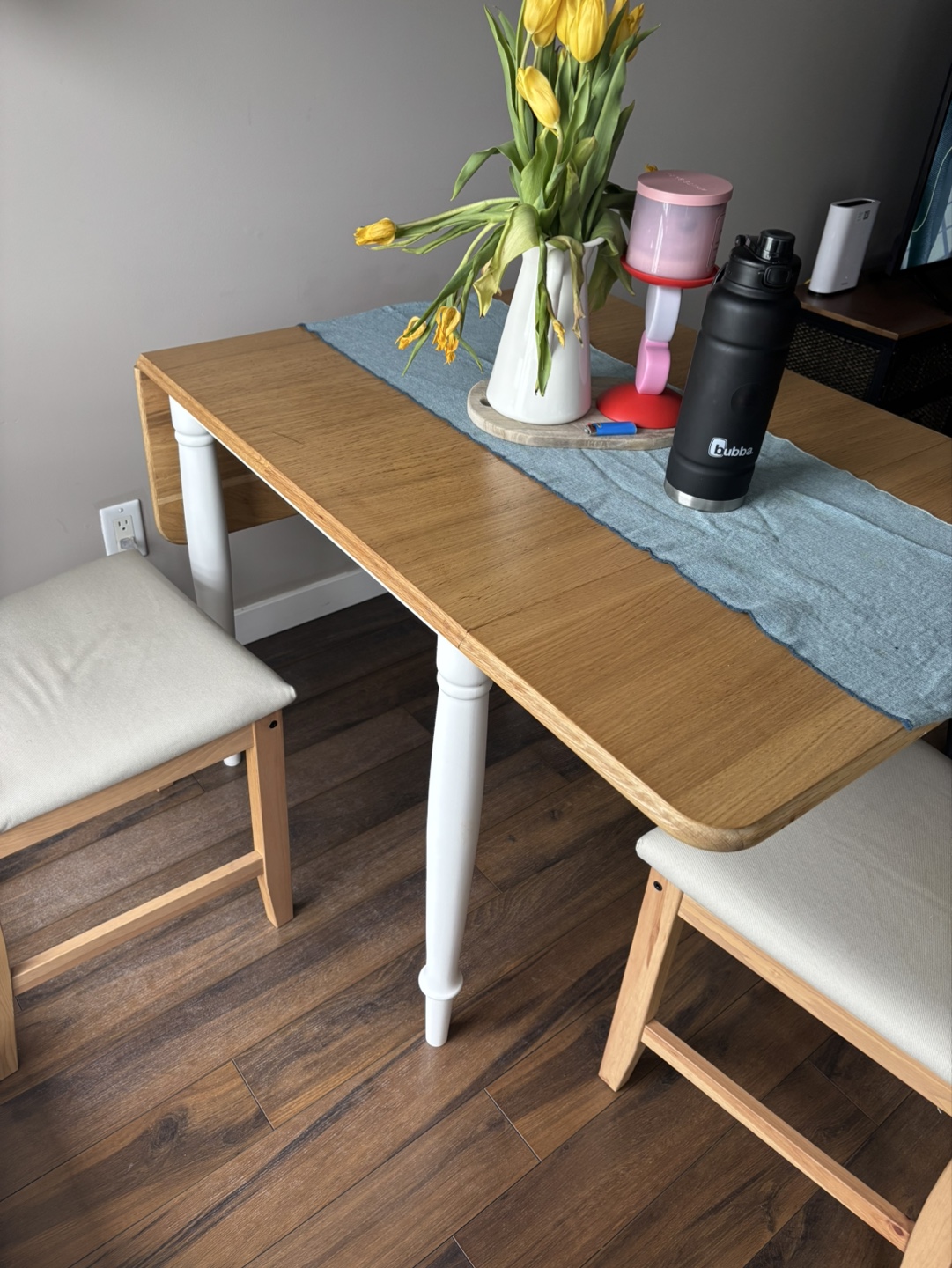 Drop-Leaf Table and Chairs Set - photo 3