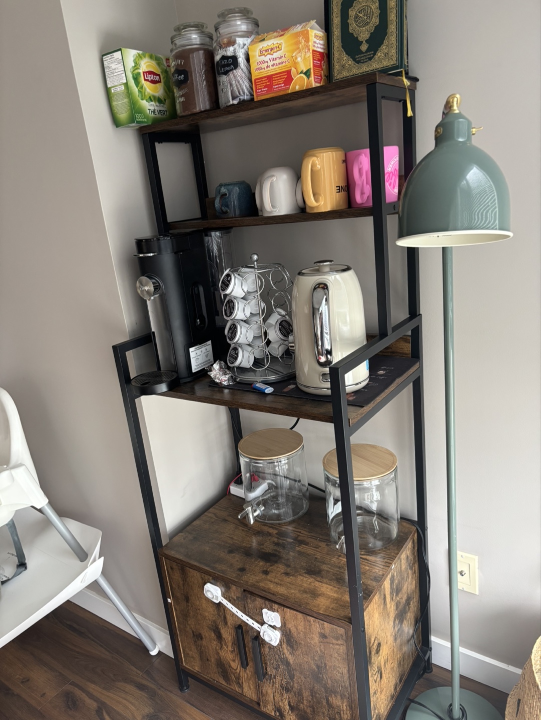 Rustic Brown Kitchen Storage Organizer - photo 2