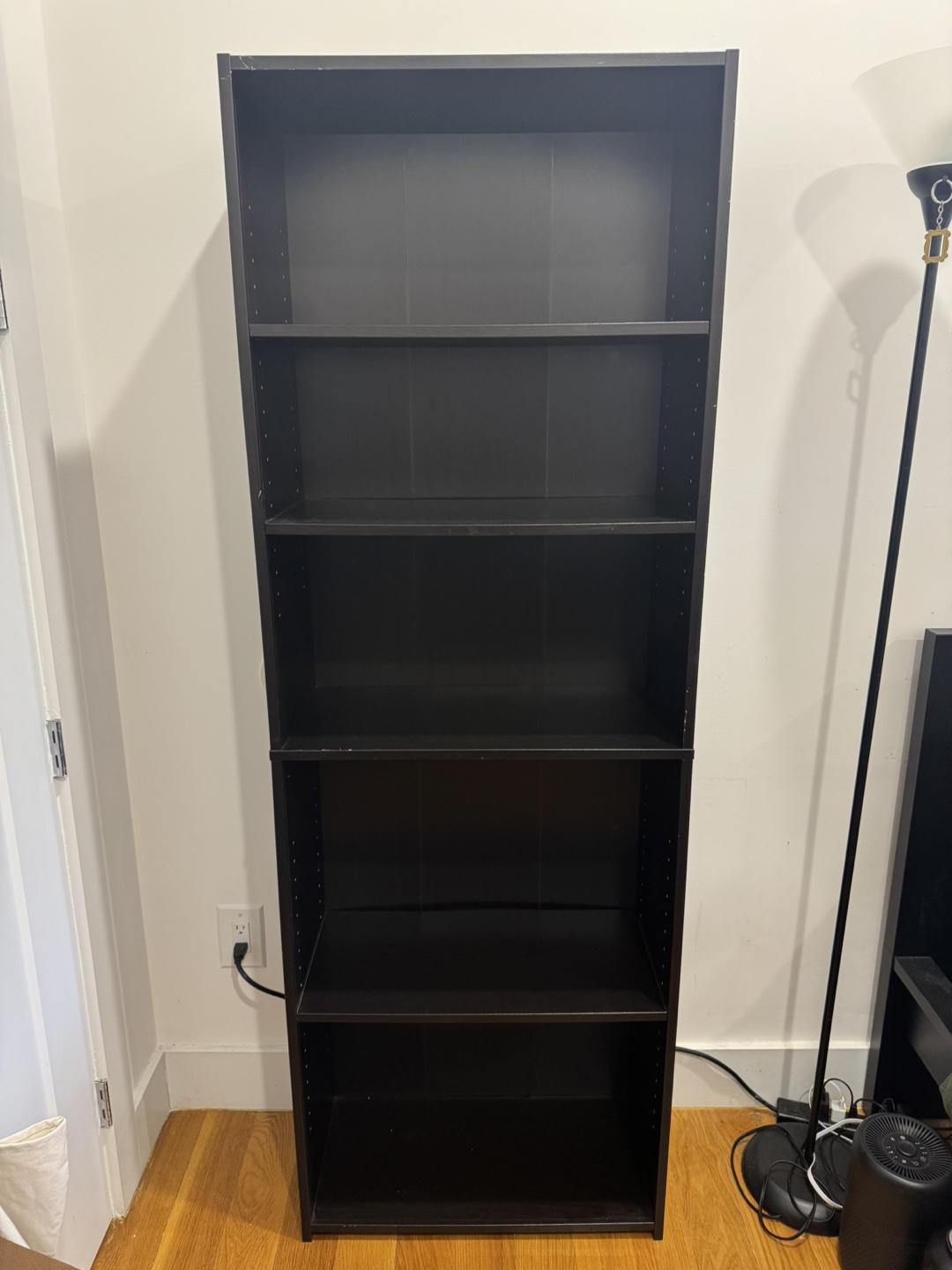 Black Bookcase - 5 Shelves