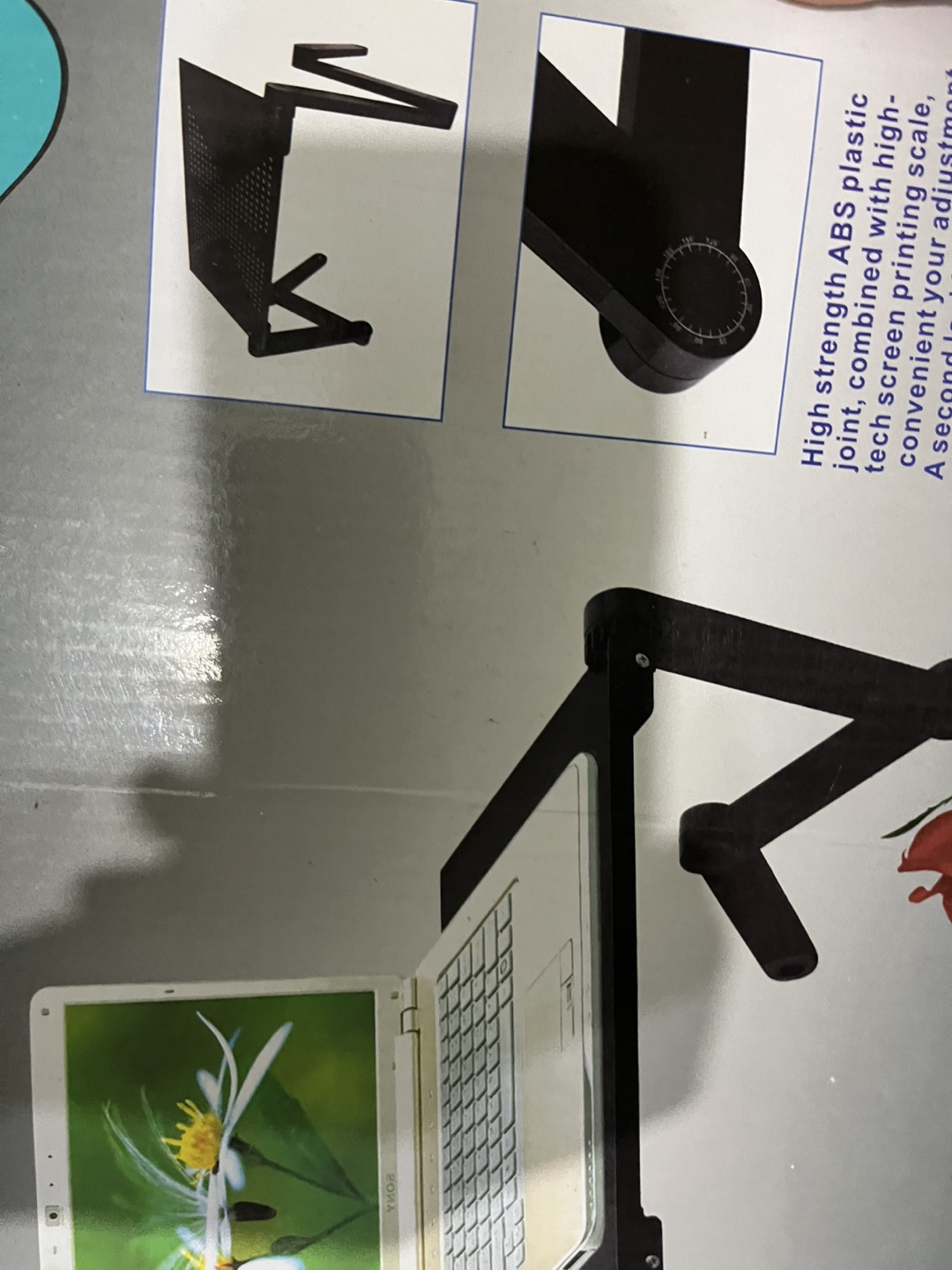 Adjustable Laptop Stand - Portable & Foldable - photo 2