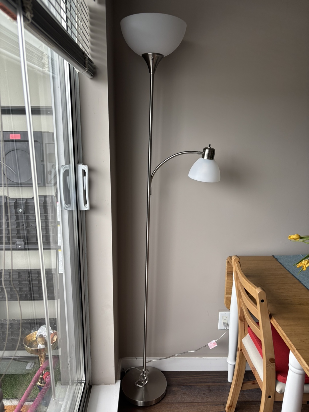 Floor Lamp with Two Lights