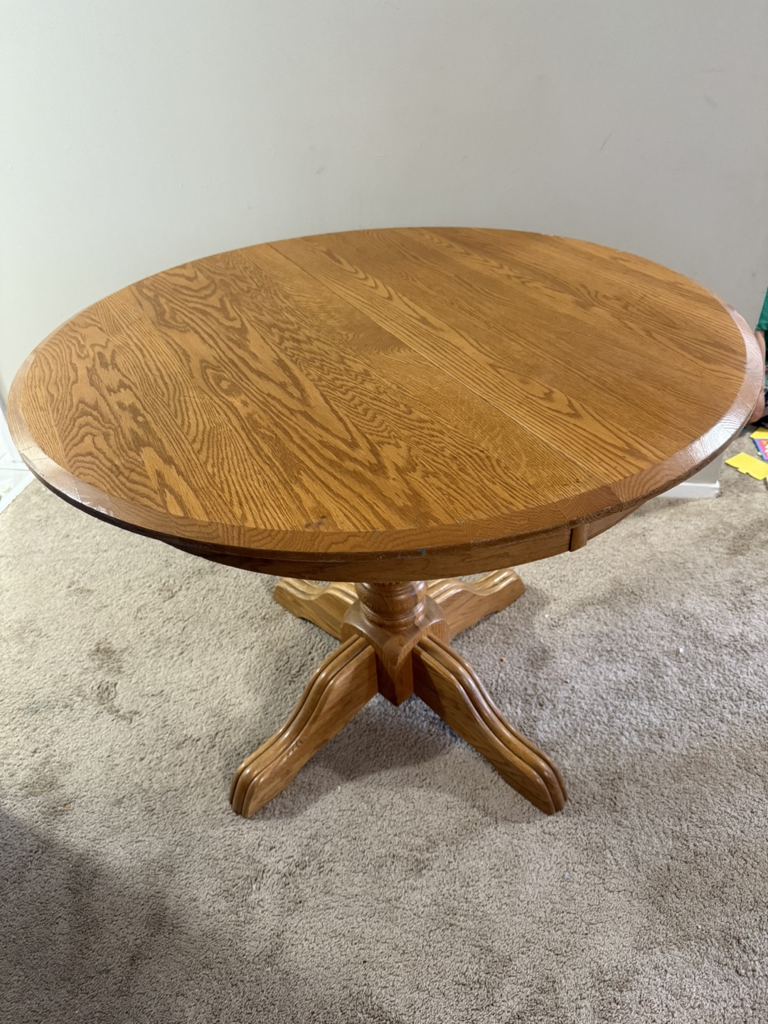 Round Oak Dining Table