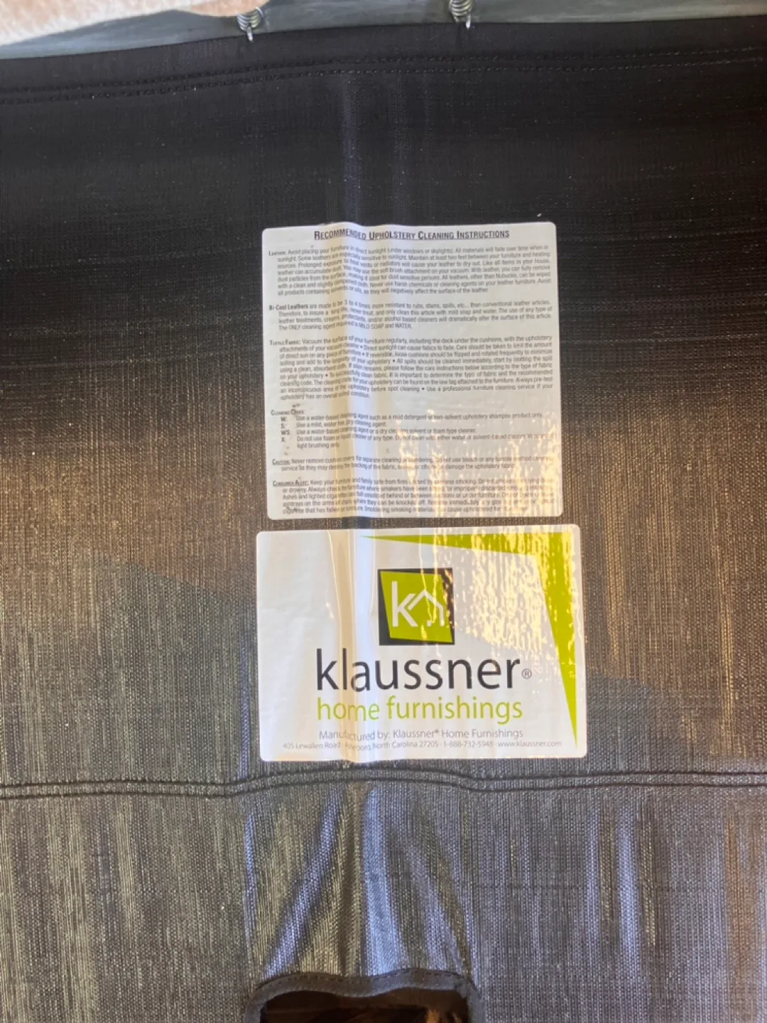 Klaussner Loveseat Sleeper Sofa Beige image indicator(6)