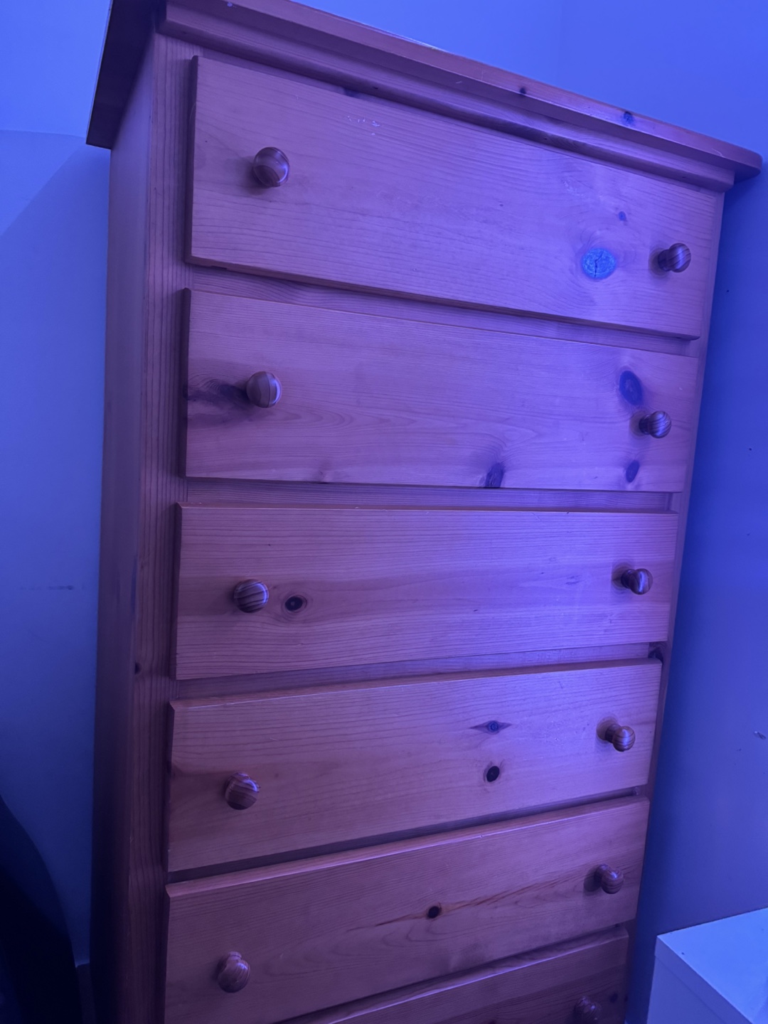 Solid Pinewood 6-Drawer Chest - photo 4