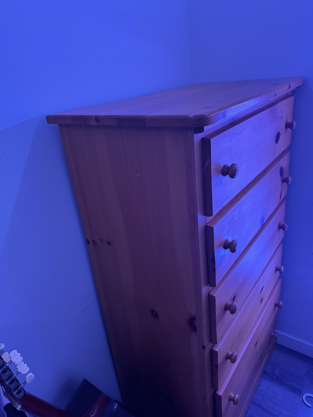 Solid Pinewood 6-Drawer Chest - photo 2