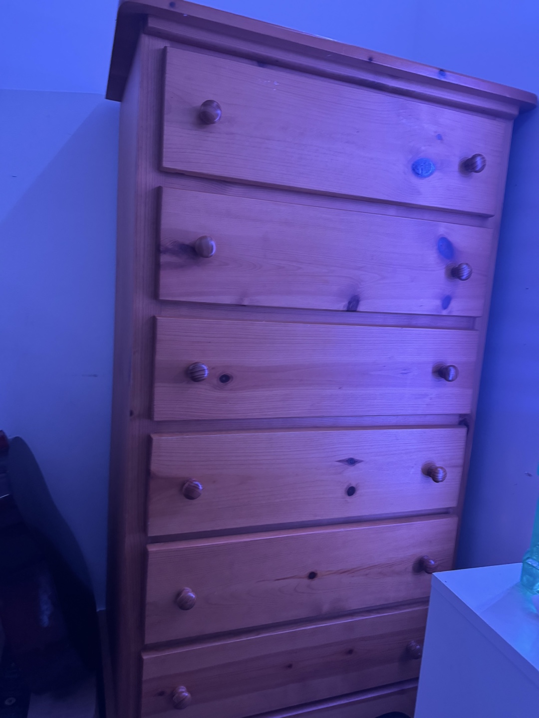 Solid Pinewood 6-Drawer Chest - photo 5