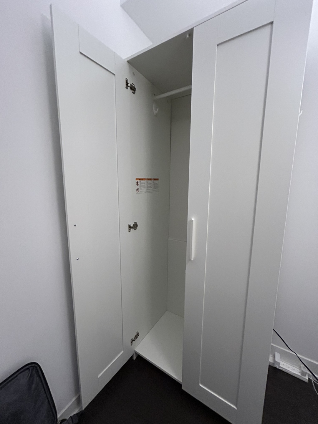 IKEA BRIMNES White Wardrobe Closet - photo 3