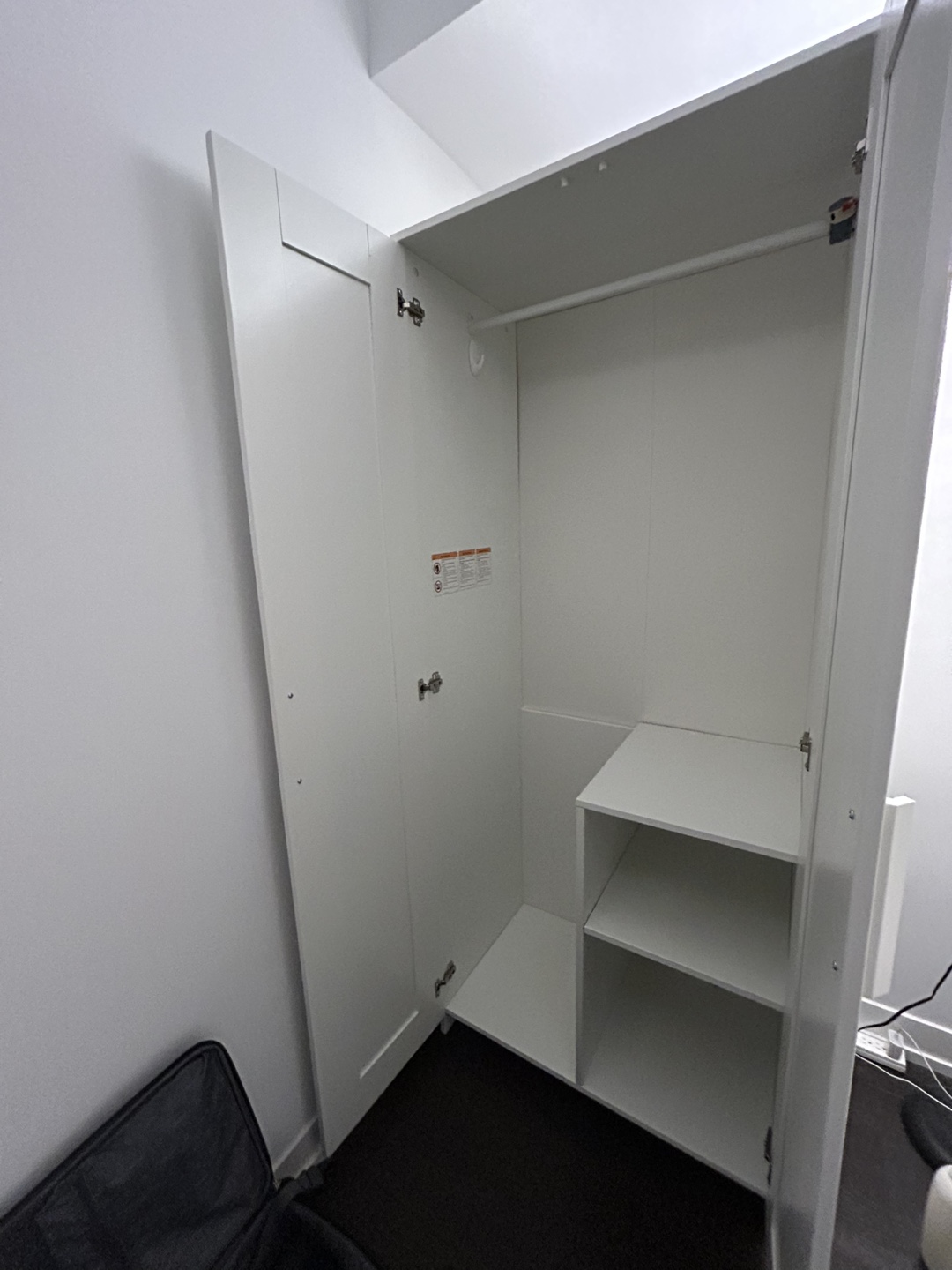 IKEA BRIMNES White Wardrobe Closet - photo 2