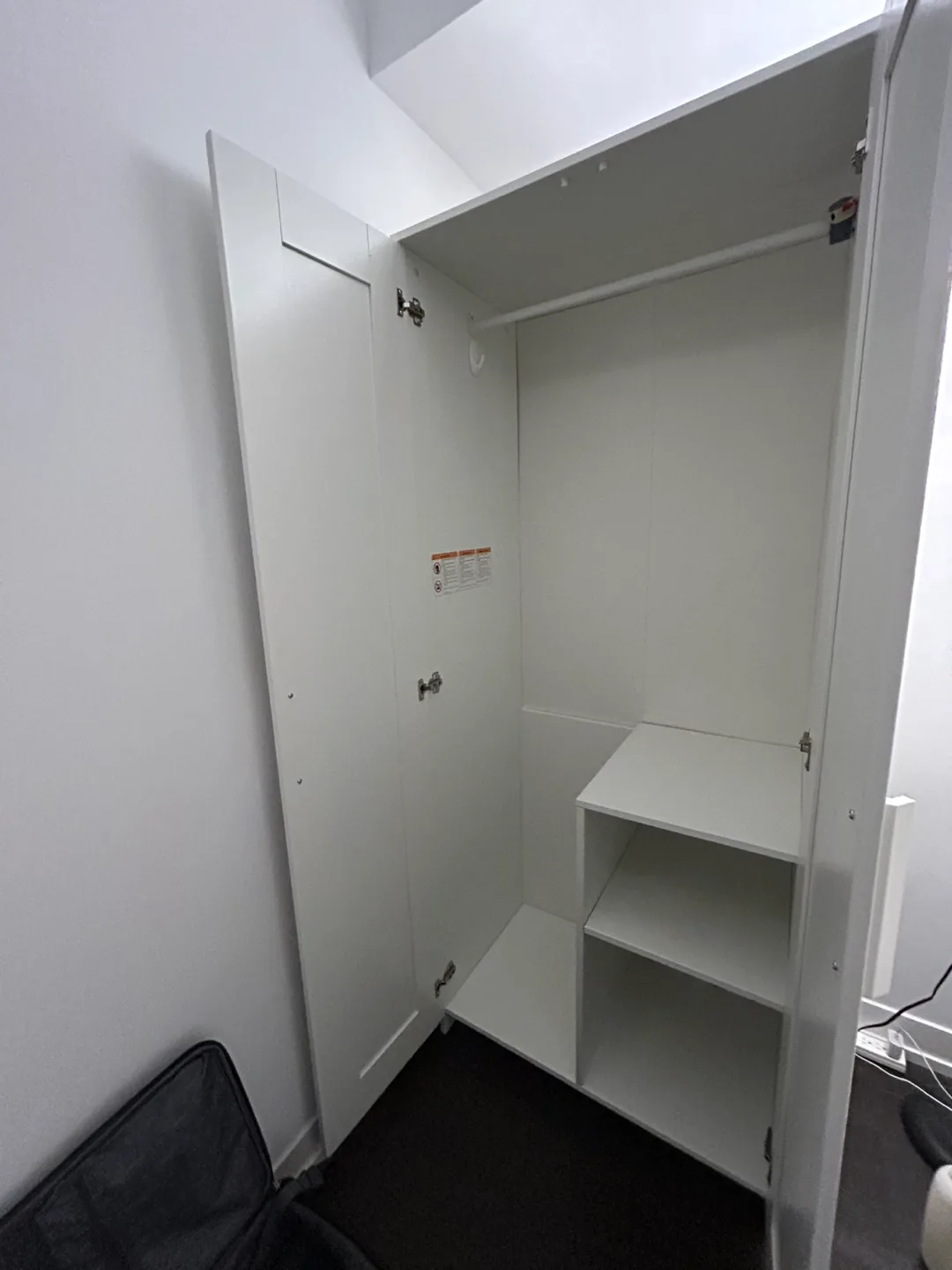 IKEA BRIMNES White Wardrobe Closet image indicator(2)