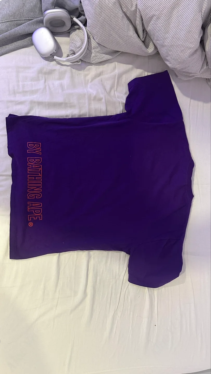 BAPE Purple T-Shirt XL image indicator(2)