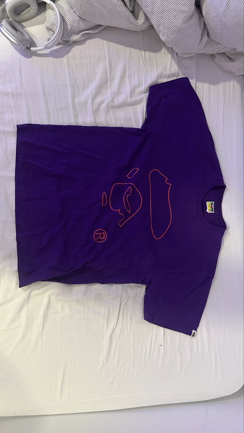 BAPE Purple T-Shirt XL thumbnail