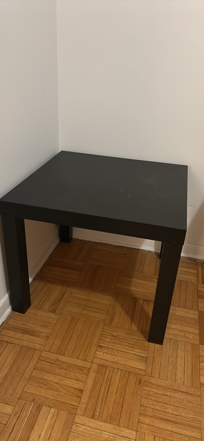 IKEA Black Side Table - photo 2