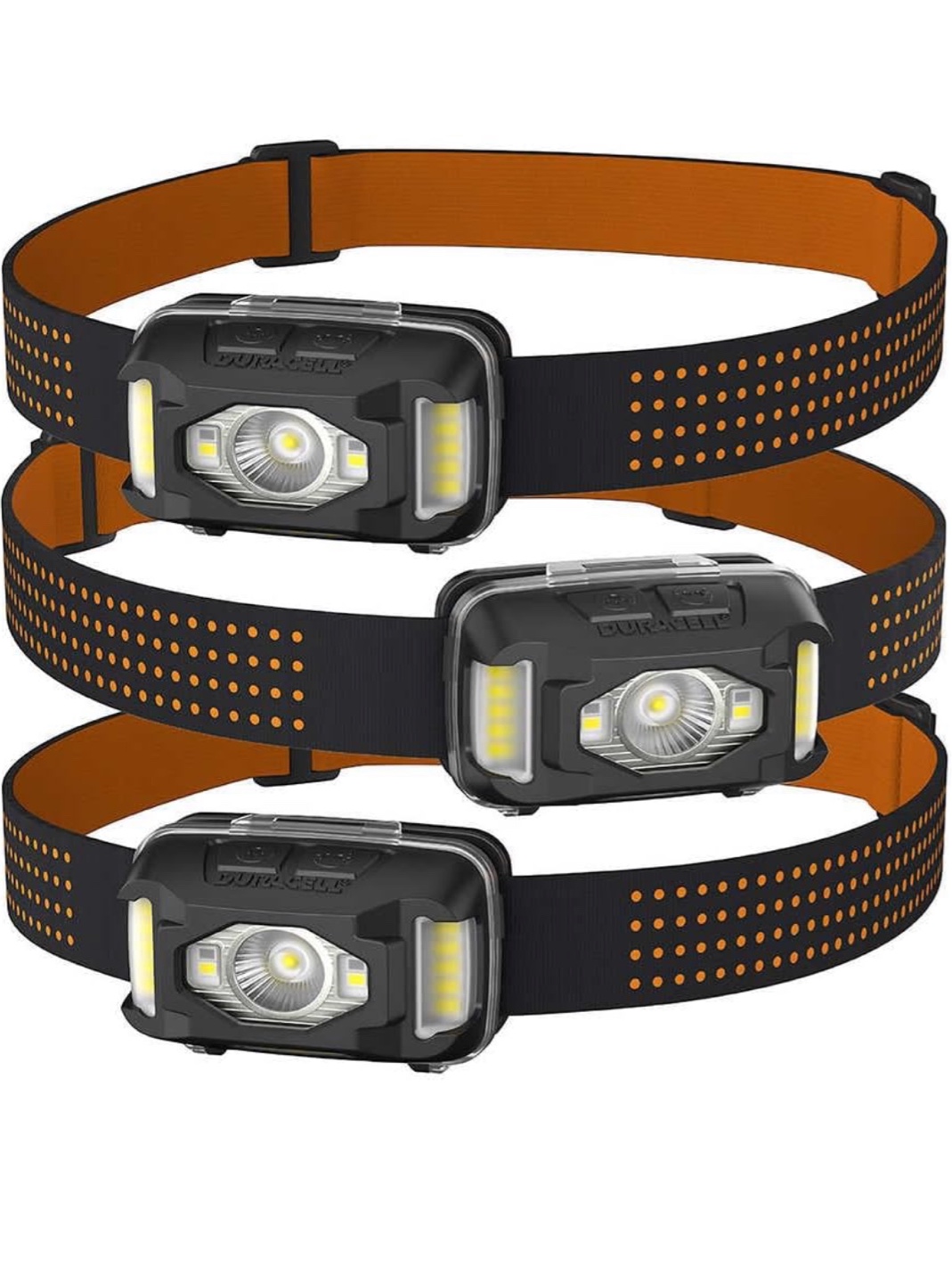 Brand New Duracell Dual Power LED Headlamps (3-pack) - photo 3