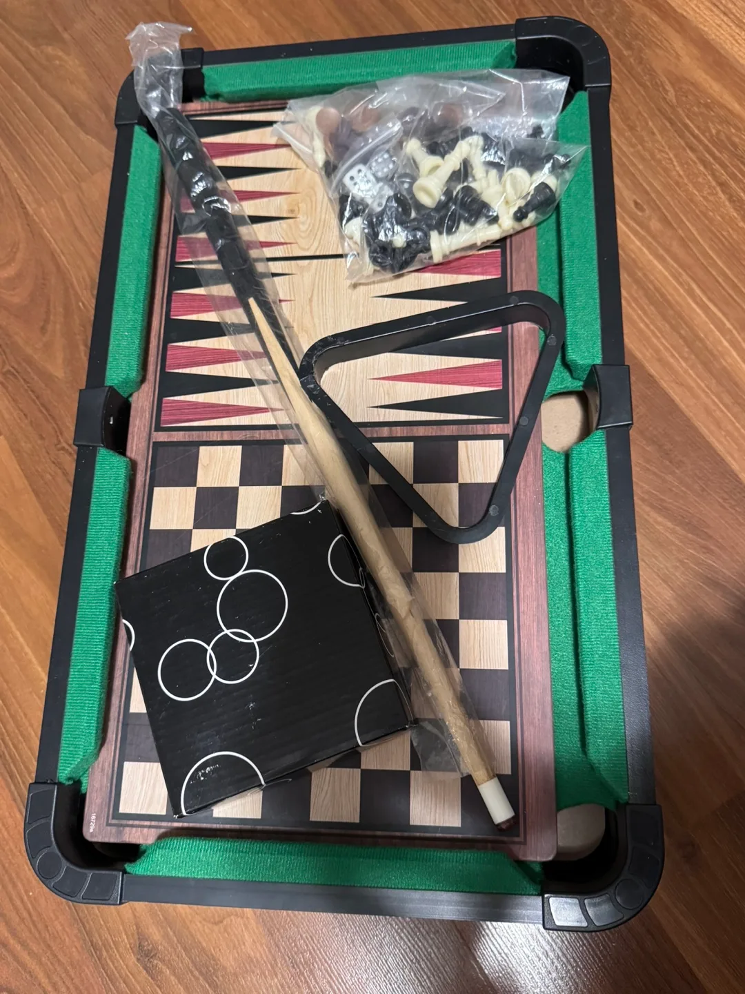 6-in-1 Multi-Game Tabletop Pool Table with Accessories thumbnail