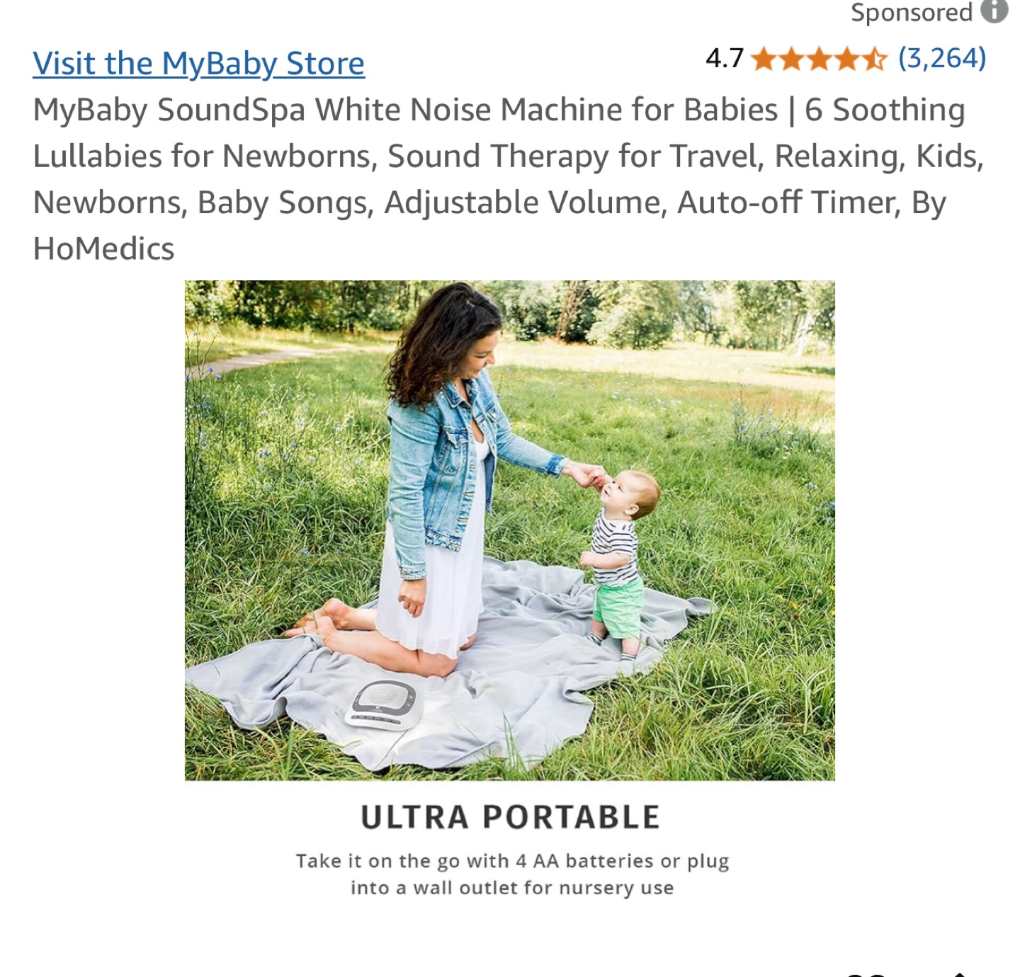 MyBaby SoundSpa White Noise Machine - photo 3