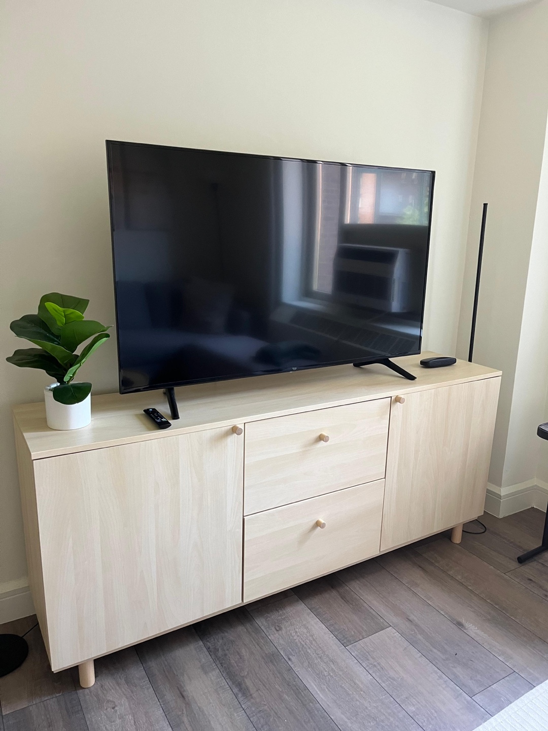 IKEA Light Wood TV Console with storage (GREAT DEAL!!)