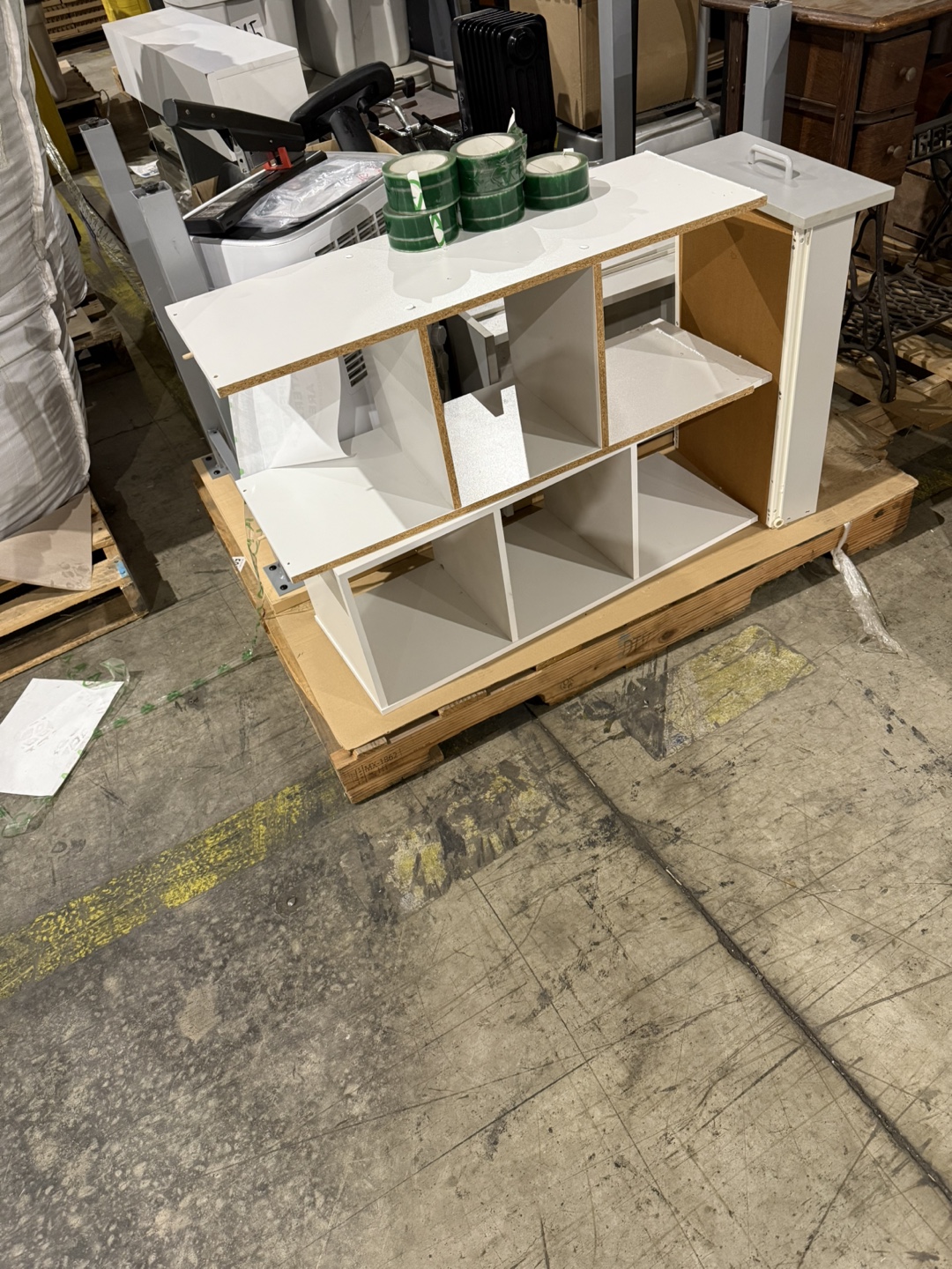 White Organizer Shelving Unit