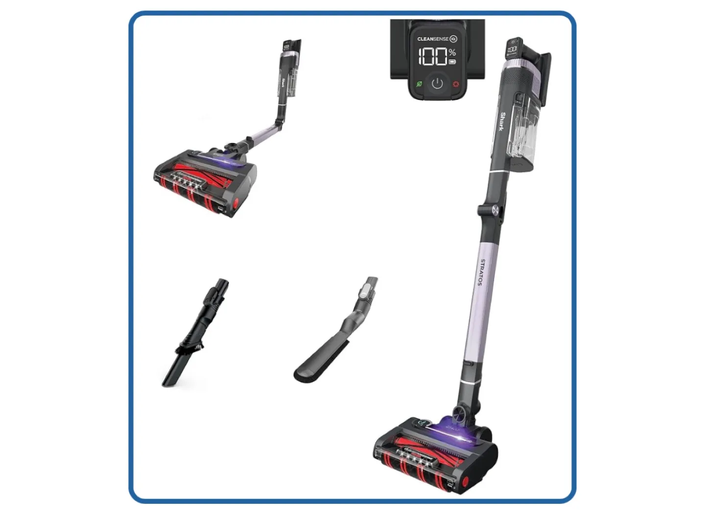Shark Stratos Cordless Vacuum IZ862H - Ash Purple thumbnail