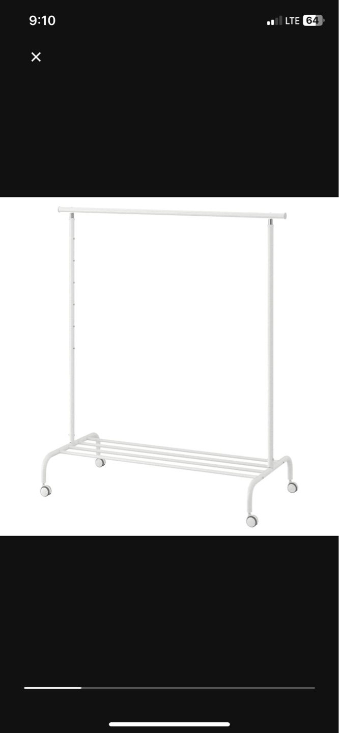 IKEA Clothes Rack - White
