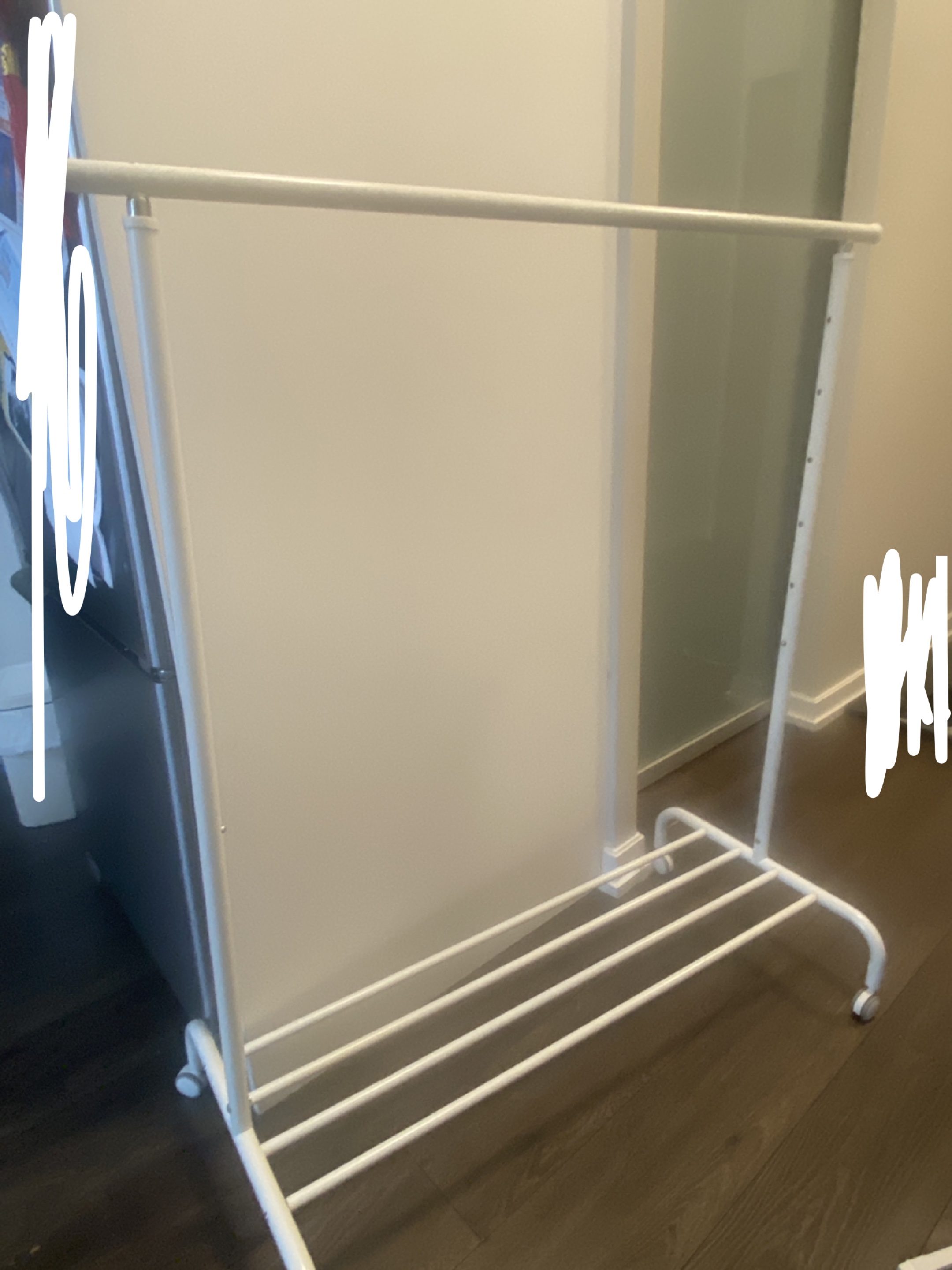 IKEA Clothes Rack - White - photo 3