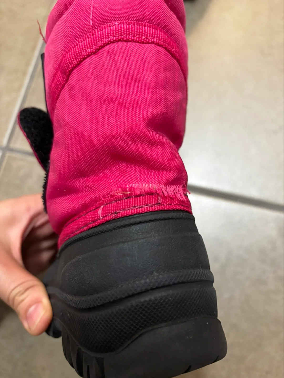 Kids' Pink Winter Boots - Size 7 image indicator(4)