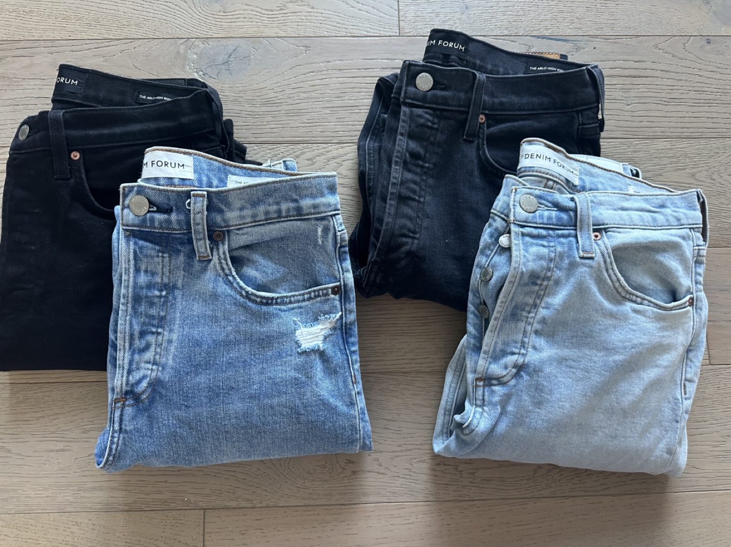 Denim Forum ARLO jeans - size 27 $100 each - photo 2