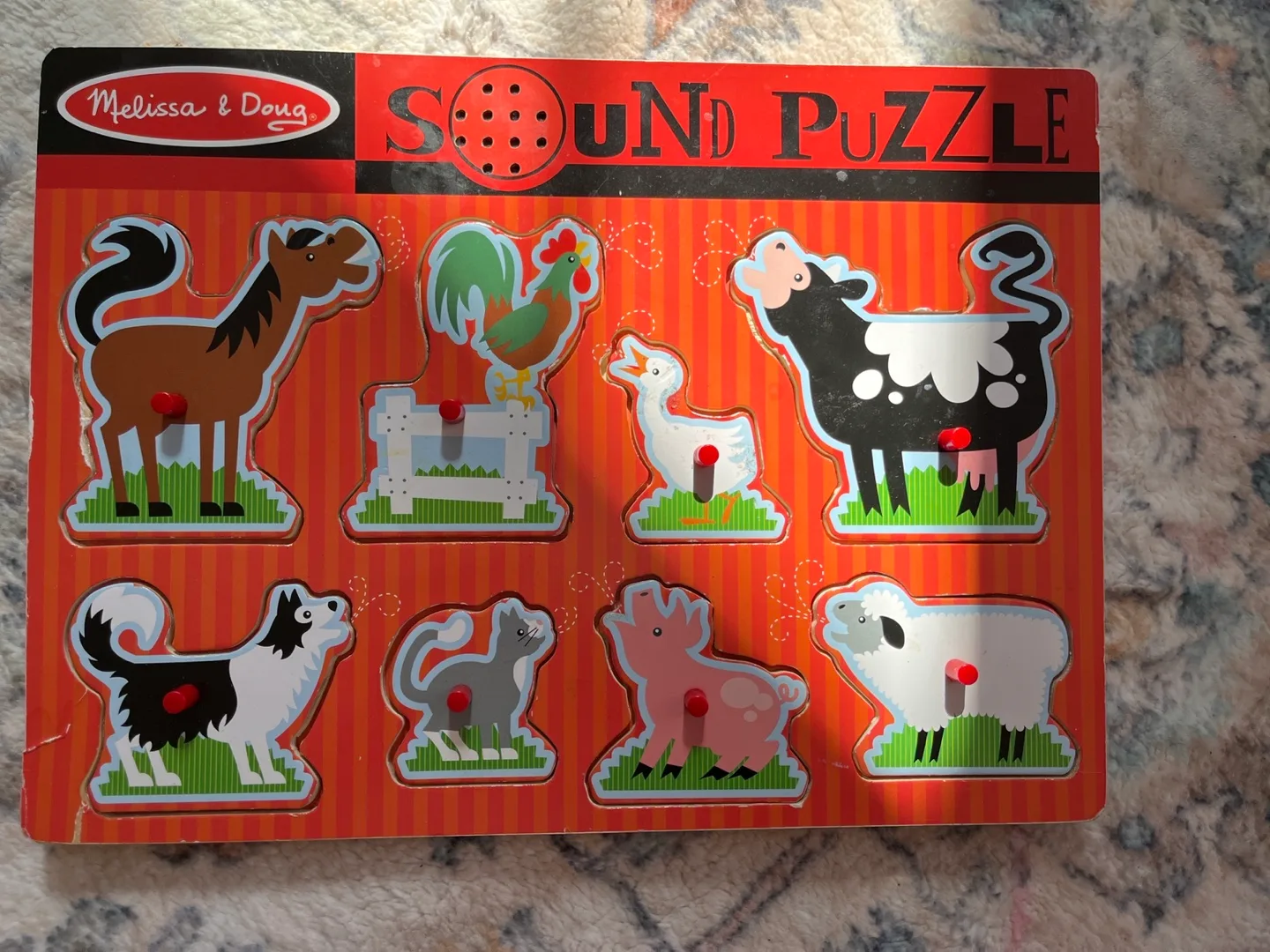 Melissa & Doug Sound Puzzle Farm Animals thumbnail