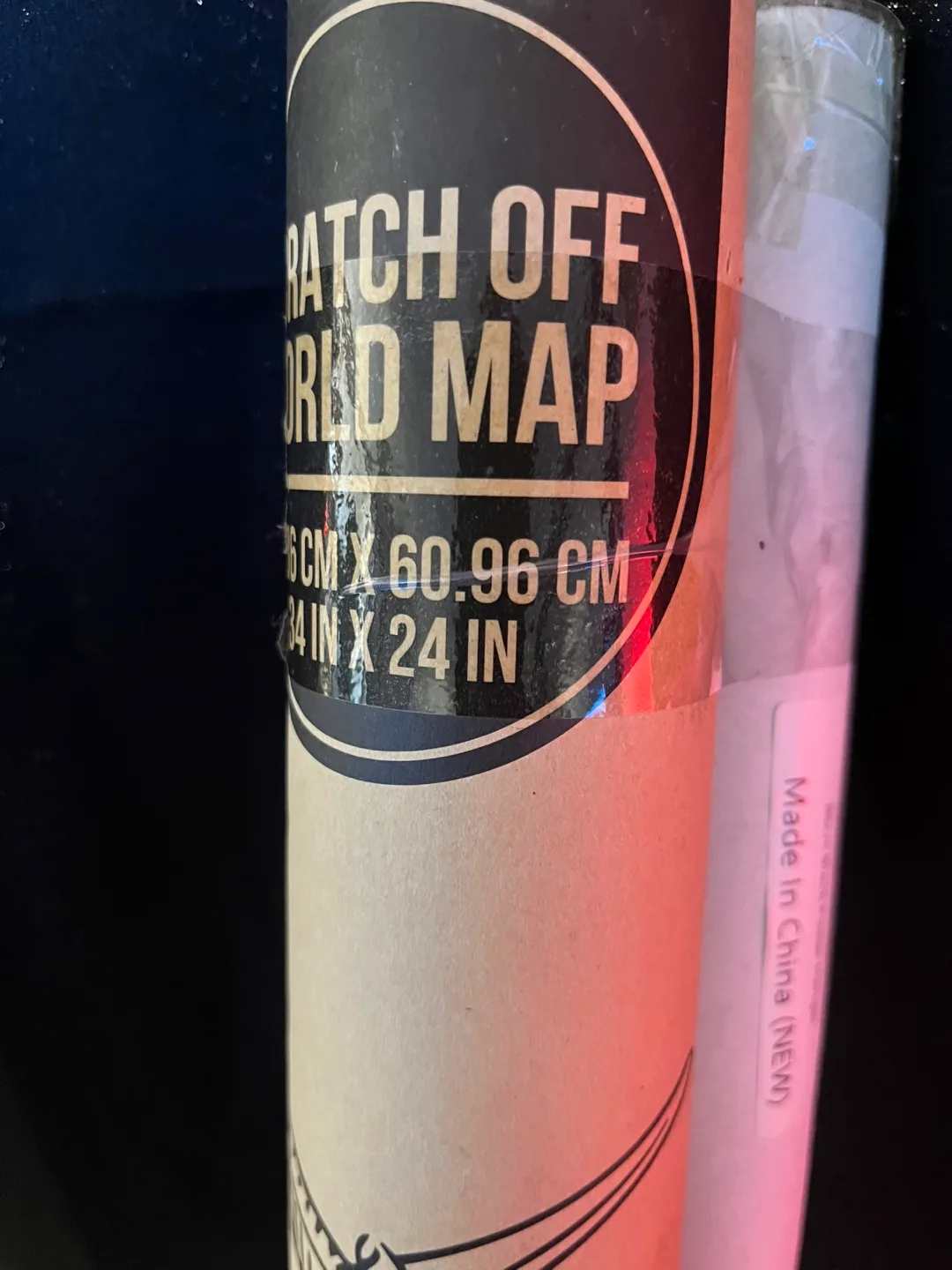 Adroit World Scratch Off World Map image indicator(3)