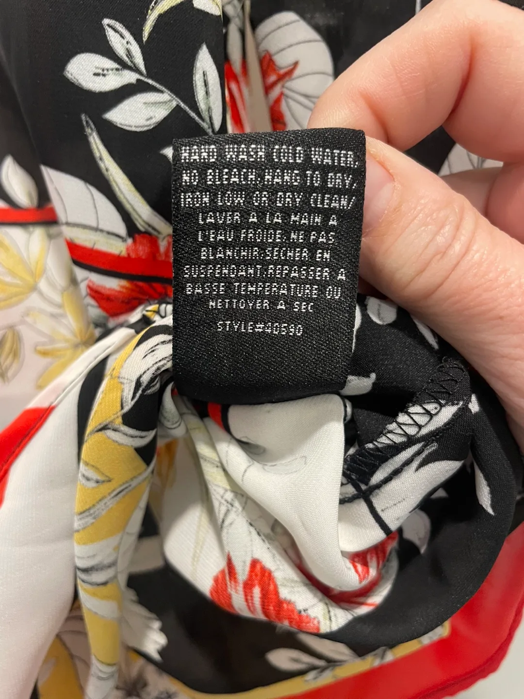 Women's Floral Shirt Dress, Size Medium image indicator(6)