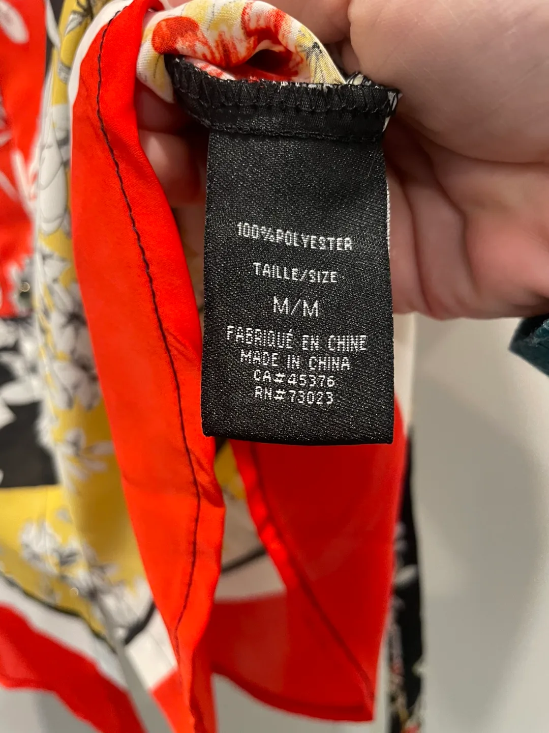 Women's Floral Shirt Dress, Size Medium image indicator(5)