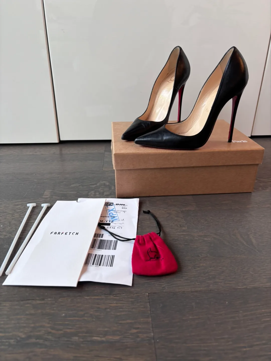 Authentic Christian Louboutin So Kate Pumps image indicator(2)