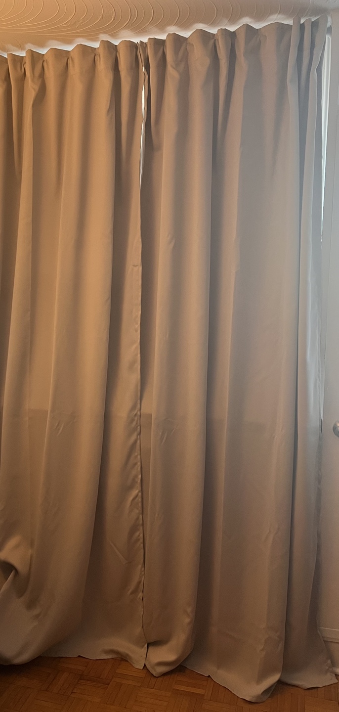 Blackout Curtains & Tension Rod - photo 5