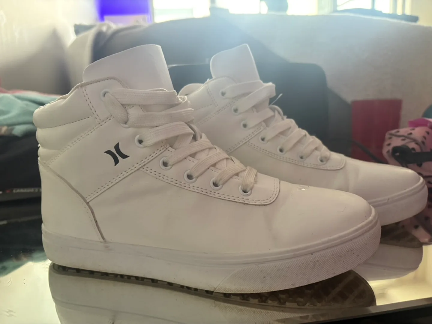 Hurley Women's White High-Top Sneakers thumbnail