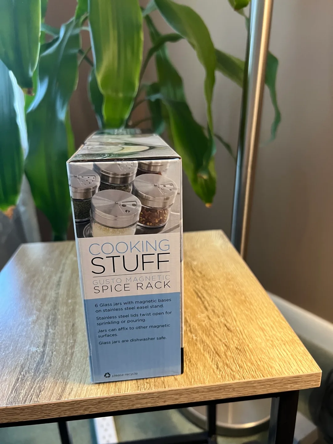 Cookingstuff Gusto Magnetic Spice Rack - 7 Pieces image indicator(3)