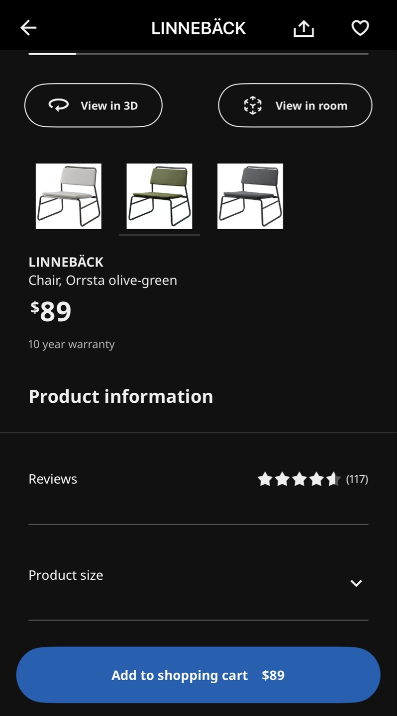 Pair of IKEA LINNEBÄCK Outdoor Chairs - Olive Green - photo 4