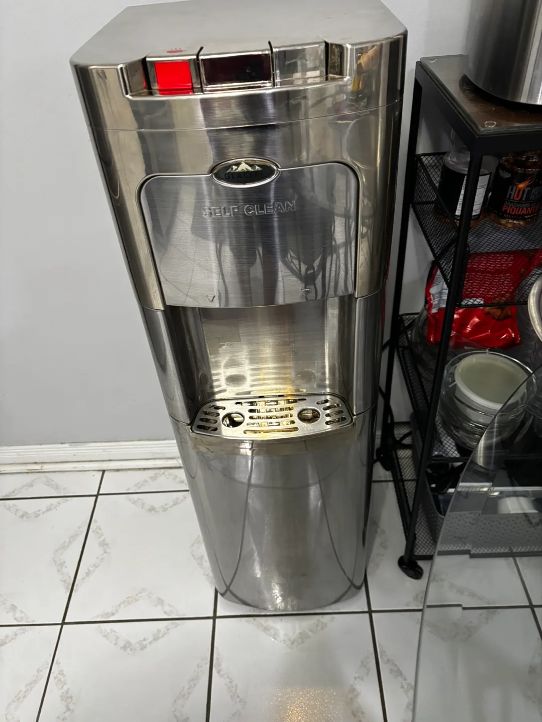 Stainless Steel Water Cooler Dispenser - Self-Clean Feature thumbnail