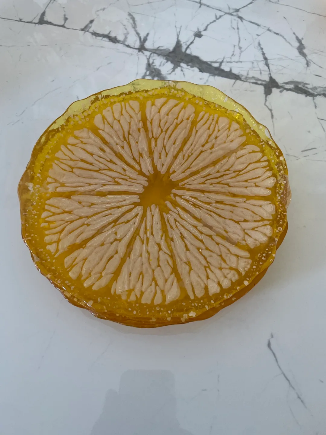 Set of Lemon Shaped Resin Coasters and Bowls image indicator(5)