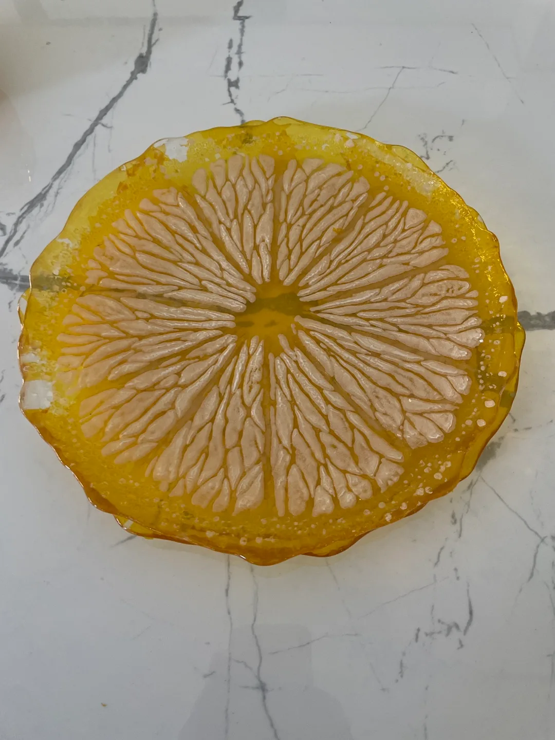 Set of Lemon Shaped Resin Coasters and Bowls image indicator(7)