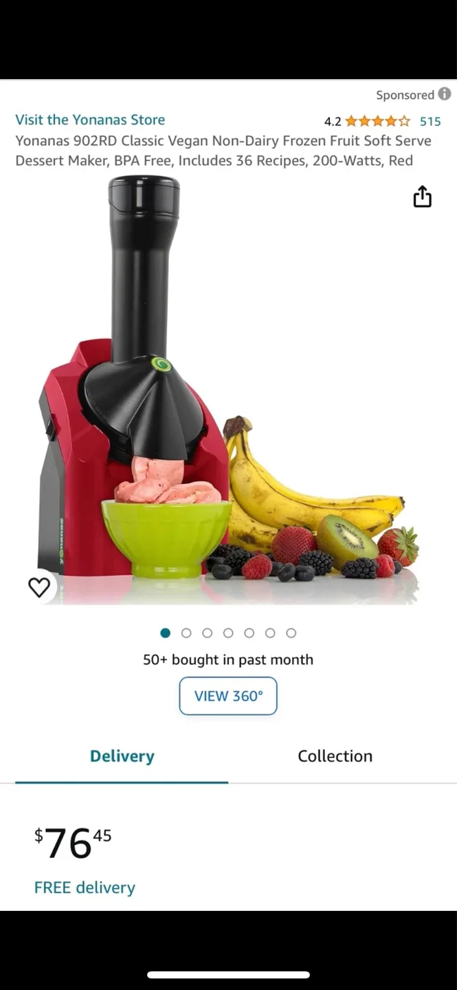 Nostalgia Frozen Dessert Maker image indicator(3)