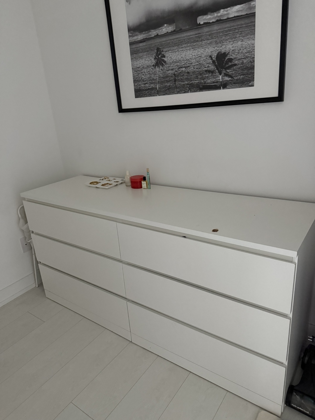 IKEA STORKLINTA 6-Drawer Dresser - White