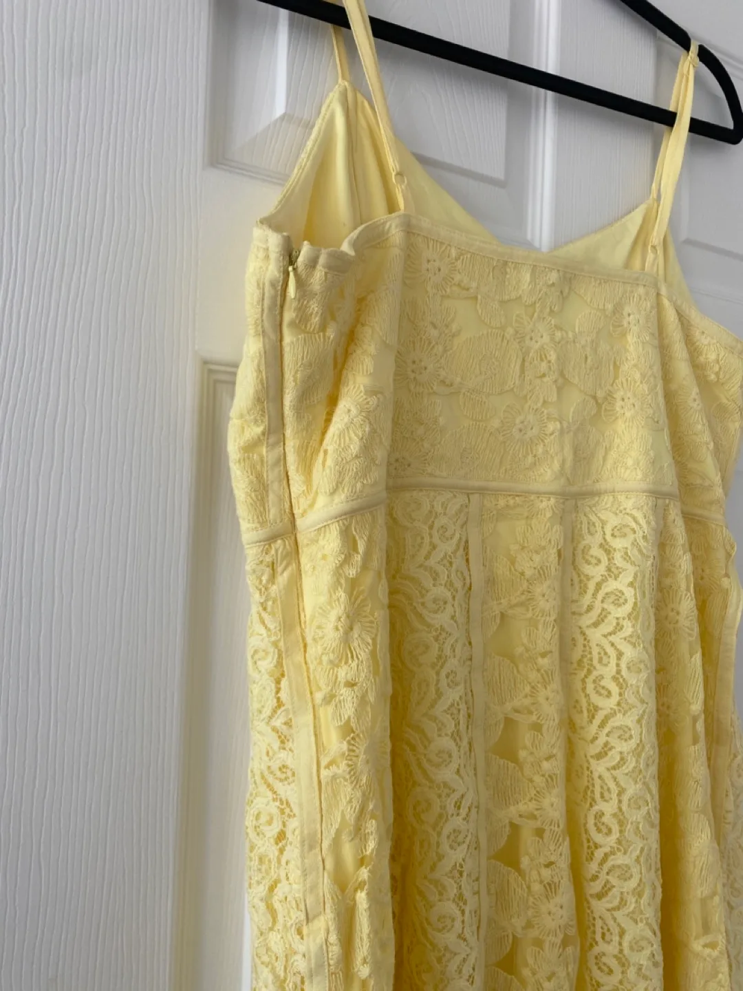 BNWT Gorgeous Yellow Lace Summer Dress image indicator(3)