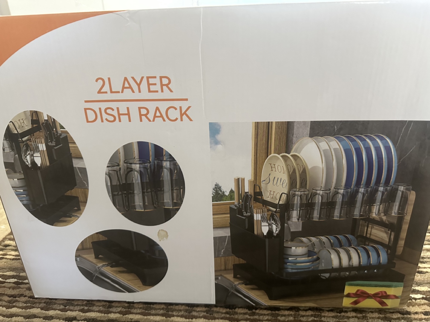 2-Layer Dish Rack - New in Box