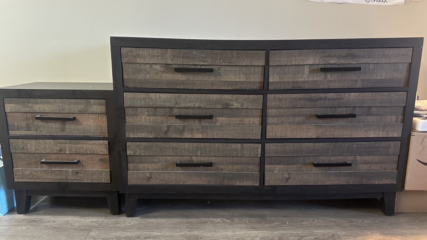 Bedroom Furniture Set - Dresser and Nightstand - photo 2