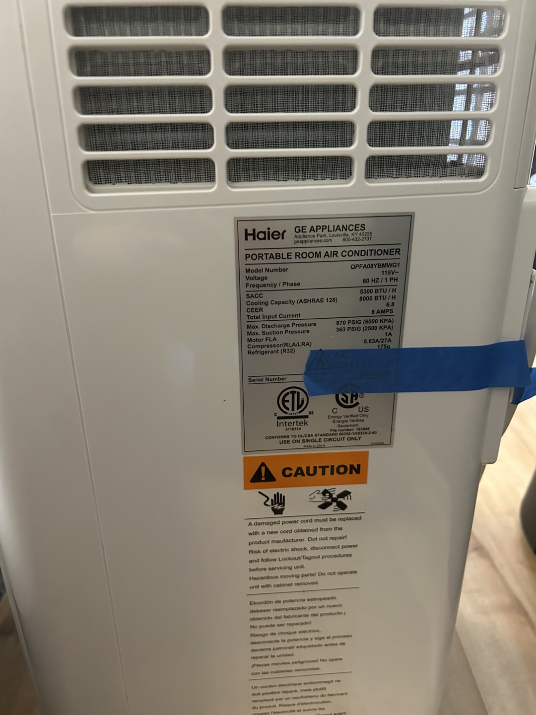 Haier 5200 BTU Portable Air Conditioner - photo 2
