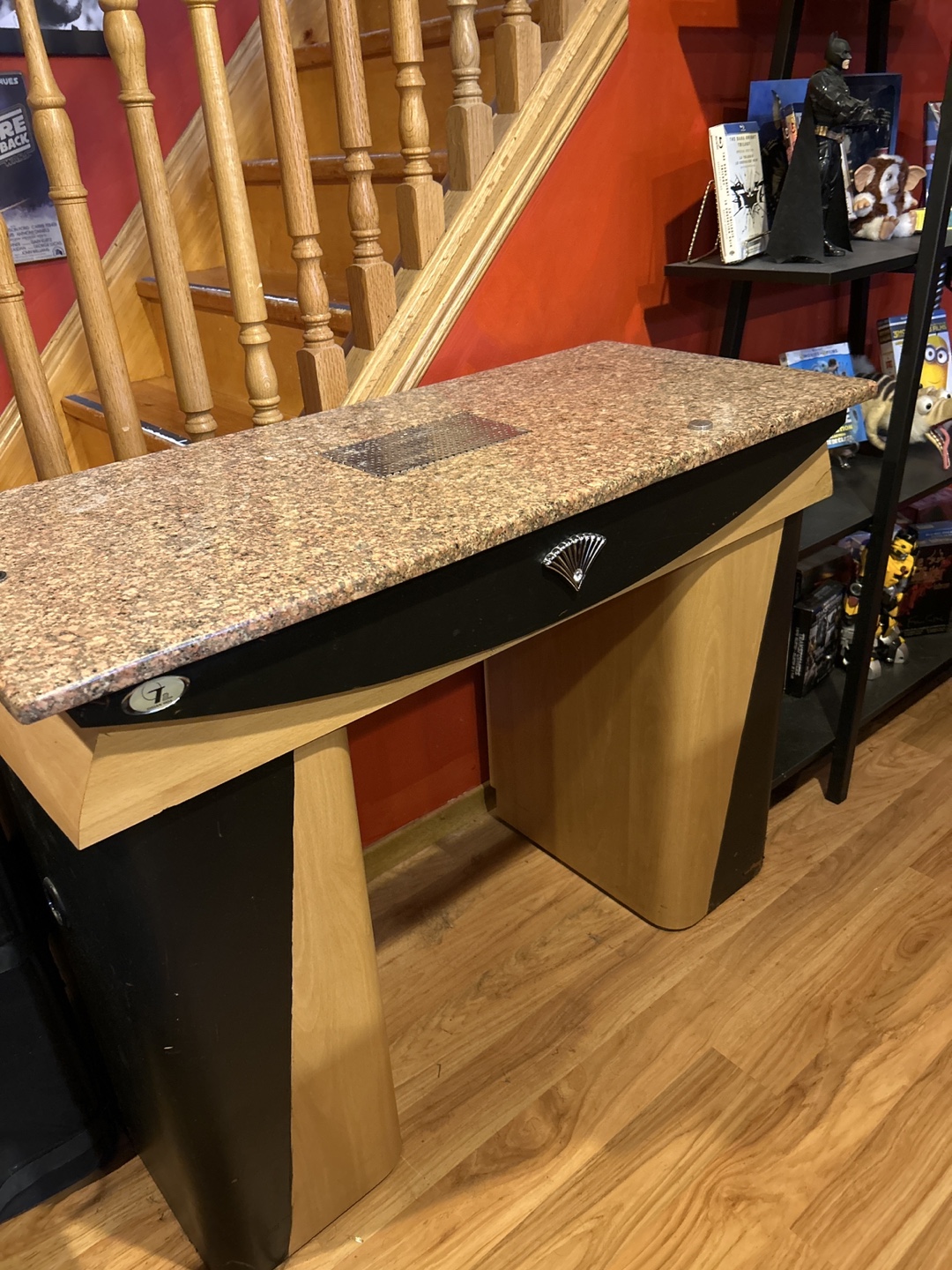 Manicure Table with Granite Top